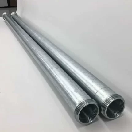 لوله گالوانیزه 1/2 اینچ 2 میل شاخه 3 متری دوسر دنده